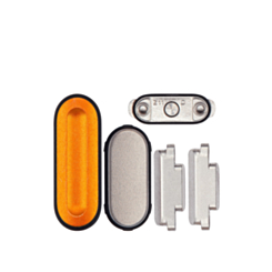 iWatch Ultra (49MM) Button Set (Orange / Silver) (5 Piece Set)