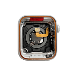 Housing for iWatch Series 6 (40mm) (GPS & Cellular / Small Components) (SILVER) (OEM Pull)