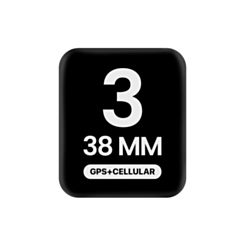 OLED Assembly for iWatch Series 3 (38mm) (GPS & Cellular Version) (OEM Pull A Grade)