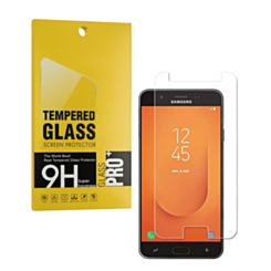 Clear Tempered Glass for Galaxy J737 (Case Friendly / 2.5D / 1 Piece)
