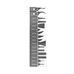 JABE UD IC Chip CPU Nand BGA Remover 16 Set Thin Blade Knife Set