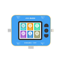 JCID CD01 Charging Detector with JC Drawing Type-C Lightning Port