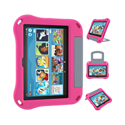 Lightweit Shockproof EVA Case with Handle Stand - HOT PINK for Kindle Fire Max 11 (2023) (Only Ground Shipping)