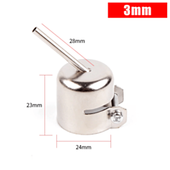 KAIGEXIN 850 Universal Hot Air Gun Head Short Welding Nozzle - 3mm