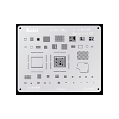 Kaisi A13 2D BGA Reballing Stencil CPU IC Chip Soldering Net for iPhone 11 / 11P / 11PM (A13) (Not Returnable)