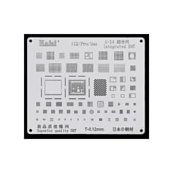 Kaisi A14 2D BGA Reballing Stencil CPU IC Chip Soldering Net for iPhone 12 Mini / 12P / 12 / 12PM (A14) (Not Returnable)