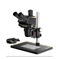 KAISI S6 Trinocular Stereo Microscope with Extended (34.8cm) Column & WF10X/23 Eye Pieces (Only Ground Shipping)