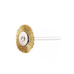 LANRUI Copper Brush Used with a Hand Drill for Glue Removal (2.35 Size / 5 Pcs) (Only Ground Shipping)