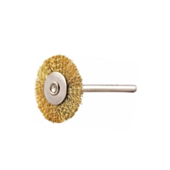 LANRUI Copper Brush Used with a Hand Drill for Glue Removal (3.0 Size / 5 Pcs) (Only Ground Shipping)