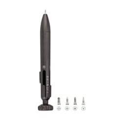 LUBAN 4-in-1 Dongfeng Screwdriver Pen Can Flexibly Switch Four Heads (0.6 / 0.8 / 1.2 / 2.5) (BLACK) (Only Ground Shipping)