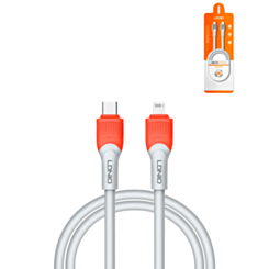 LDNIO LC602 USB C-L Non-MFI Charging Cable (ORANGE) (6ft) (30W) (Only Ground Shipping)