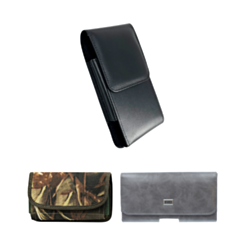 Leather Pouch Cases - 6.3" - 7.2"