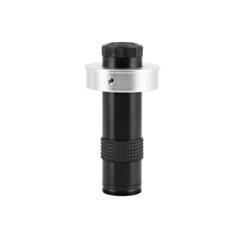 Industrial Microscope 5X-130X C-Mount Lens Large Field of View High Working Distance Monocular Video Magnifying Glass