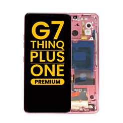LCD Assembly with Frame for LG G7 ThinQ / G7+ ThinQ / G7 One (RED) (Premium)