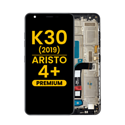 LCD Assembly with Frame for LG K30 2019 / Aristo 4+ / Escape Plus / Arena 2 / Tribute Royal (BLACK) (Premium)