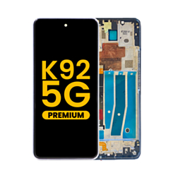 LCD Assembly with Frame for LG K92 5G (K920) (TITAN GRAY) (Premium)