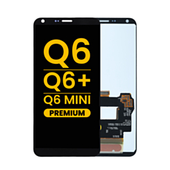 LCD Assembly without Frame for LG Q6 / Q6 Plus / G6 Mini (M700 / X600) (BLACK) (Premium)