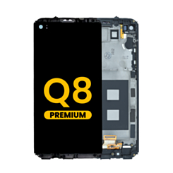LCD Assembly with Frame for LG Q8 (H970) (BLACK) (Premium)
