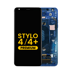 LCD Assembly with Frame for LG Stylo 4 Plus / Stylo 4 (MOROCCAN BLUE) (Premium)