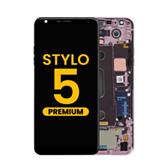 LCD Assembly with Frame for LG Stylo 5 (ROSE GOLD) (Premium)
