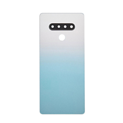 Back Cover Glass with Camera Lens for LG Stylo 6 / K71 (Blue)