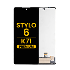 LCD Assembly without Frame for LG Stylo 6 / K71 (Q730) (BLACK) (Premium)