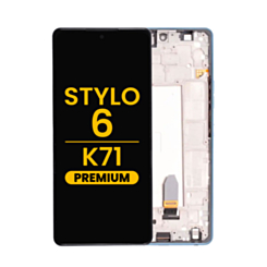 LCD Assembly with Frame for LG Stylo 6 / K71 (Q730) (BLUE) (Premium)