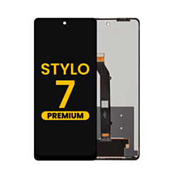 LCD Assembly without Frame for LG Stylo 7 (Q740) (BLACK) (Premium)