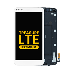 LCD Assembly with Frame for LG Treasure LTE (L52VL L51AL) (WHITE)