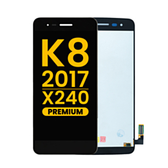 LCD Assembly without Frame for LG K8 (2017) / X240 (BLACK) (Premium)