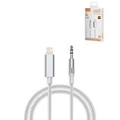 LDNIO LSY82i Lightning to AUX Audio Adapter (6ft) (WHITE) (Only Ground Shipping)