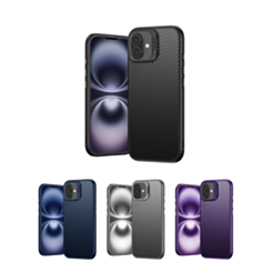 Luxury Carbon Fiber Textured Case for iPhone 17 (Only Ground Shipping)