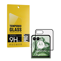 Back Tempered Glass for Motorola Razr Plus / Razr 50 Ultra (XT2451 / 2024) / Razr Plus (XT2557 / 2025) / Razr Plus 2026 / Razr 70 Plus (XT2659 / 2026) (2.5D / 1 Piece)