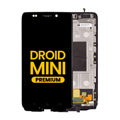 LCD Assembly with Frame for Motorola Droid Mini (XT1030) (BLACK) (Premium)