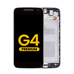 LCD Assembly with Frame for Motorola Moto G4 (XT1625) (BLACK) (Premium)