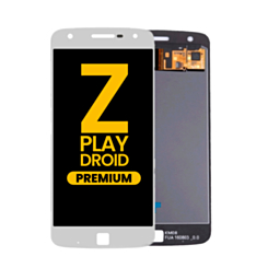 LCD Assembly without Frame for Motorola Moto Z Play Droid (XT1635) (WHITE) (Premium)