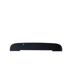 Back Glass for Motorola Moto Z/Z Force Droid (BLACK) (Bottom)
