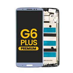 LCD Assembly with Frame for Motorola Moto G6 Plus (XT1926) (BLUE) (Premium)