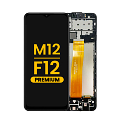 LCD Assembly with Frame for Galaxy M12 (M127 / 2020) / F12 (F127 / 2020) (Premium)