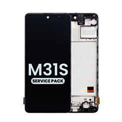 LCD Assembly with Frame for Galaxy M31s (M317 / 2020) (Service Pack)