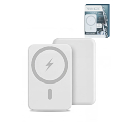 MagSafe Wireless Charging Power Bank (5000mAh) (WHITE) (Only Ground Shipping)