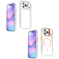 Magnetic Clear Case with Camera Kickstand for iPhone 17 Pro Max (Only Ground Shipping)