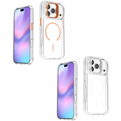 Magnetic Clear Case with Camera Kickstand for iPhone 17 Pro (Only Ground Shipping)