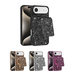Magnetic Diamond Dual Layer Protection Case with Magnetic Card Slot for iPhone Air (Only Ground Shipping)