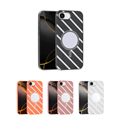 Magnetic Mirror Phone Case with Wireless Charging for iPhone 16E (Only Ground Shipping)