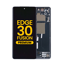 OLED Assembly with Frame for Motorola Edge 30 Fusion (2022) (COSMIC GRAY)
