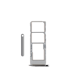 Dual Sim Card Tray for Motorola Moto G7 Plus / G7 (SILVER)