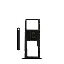 Single Sim Tray for Motorola Moto G7 Power (BLACK)