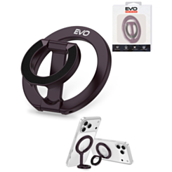 EVO FlexRing Magnetic Phone Holder with Kickstand Support & Wireless Charging (PURPLE) (Only Ground Shipping)