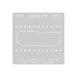 MIJING Middle Layer BGA Reballing Stencil for Galaxy Z Flip 5G SM-F707B / U / N / 0 / U1 / J / W_S (Not Returnable) (Only Ground Shipping)